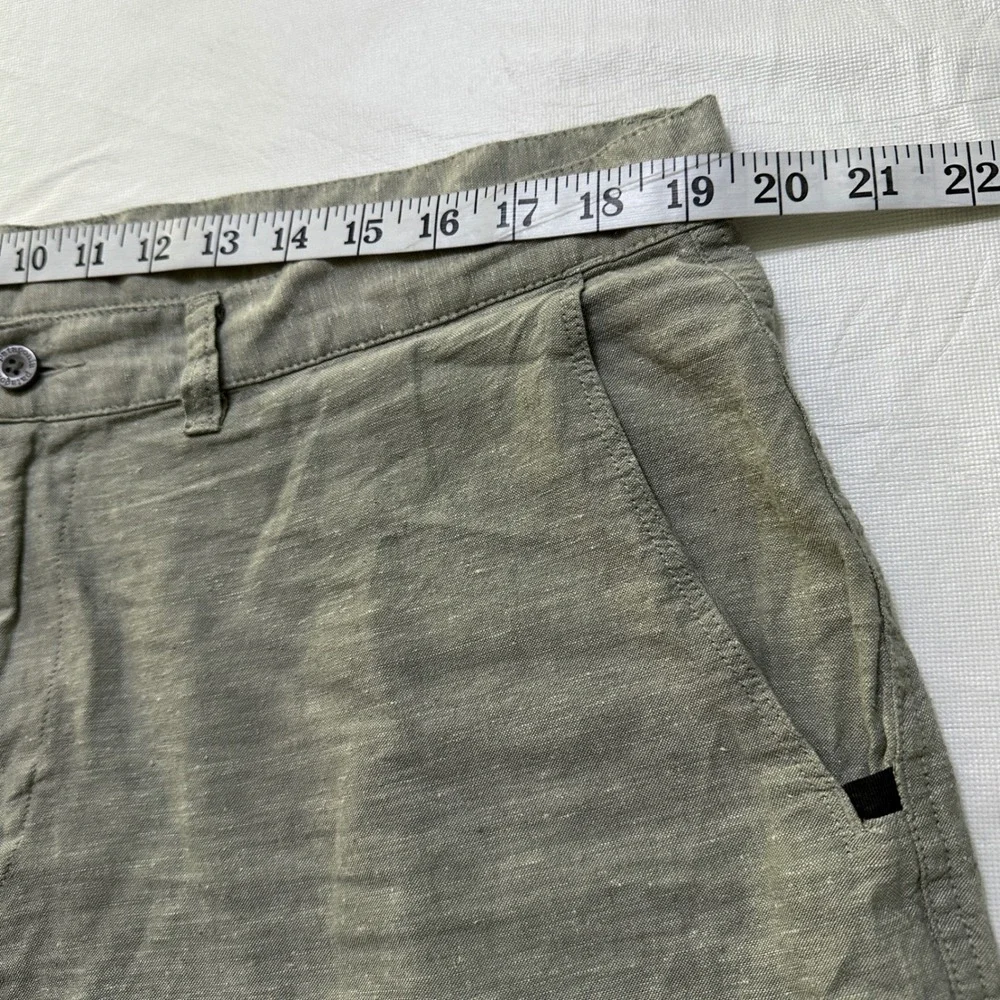 Patagonia Mens Lightweight Organic Work Wear Hemp Shorts Gray Size 36 Inseam 10